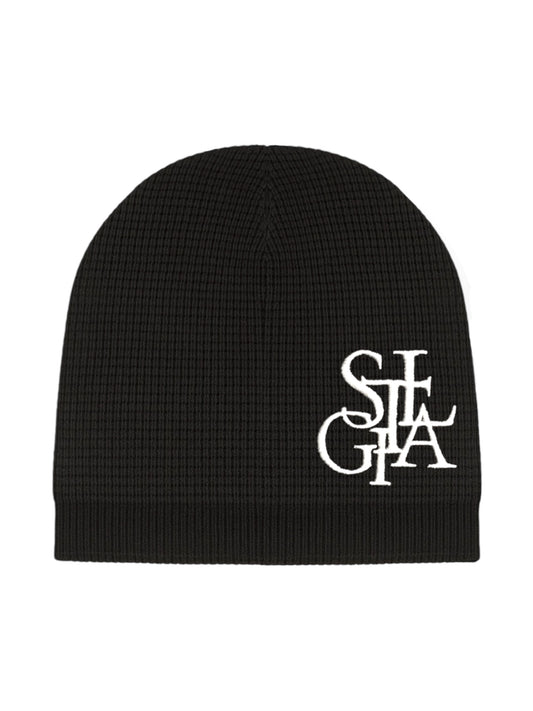 Stacked crest beanie