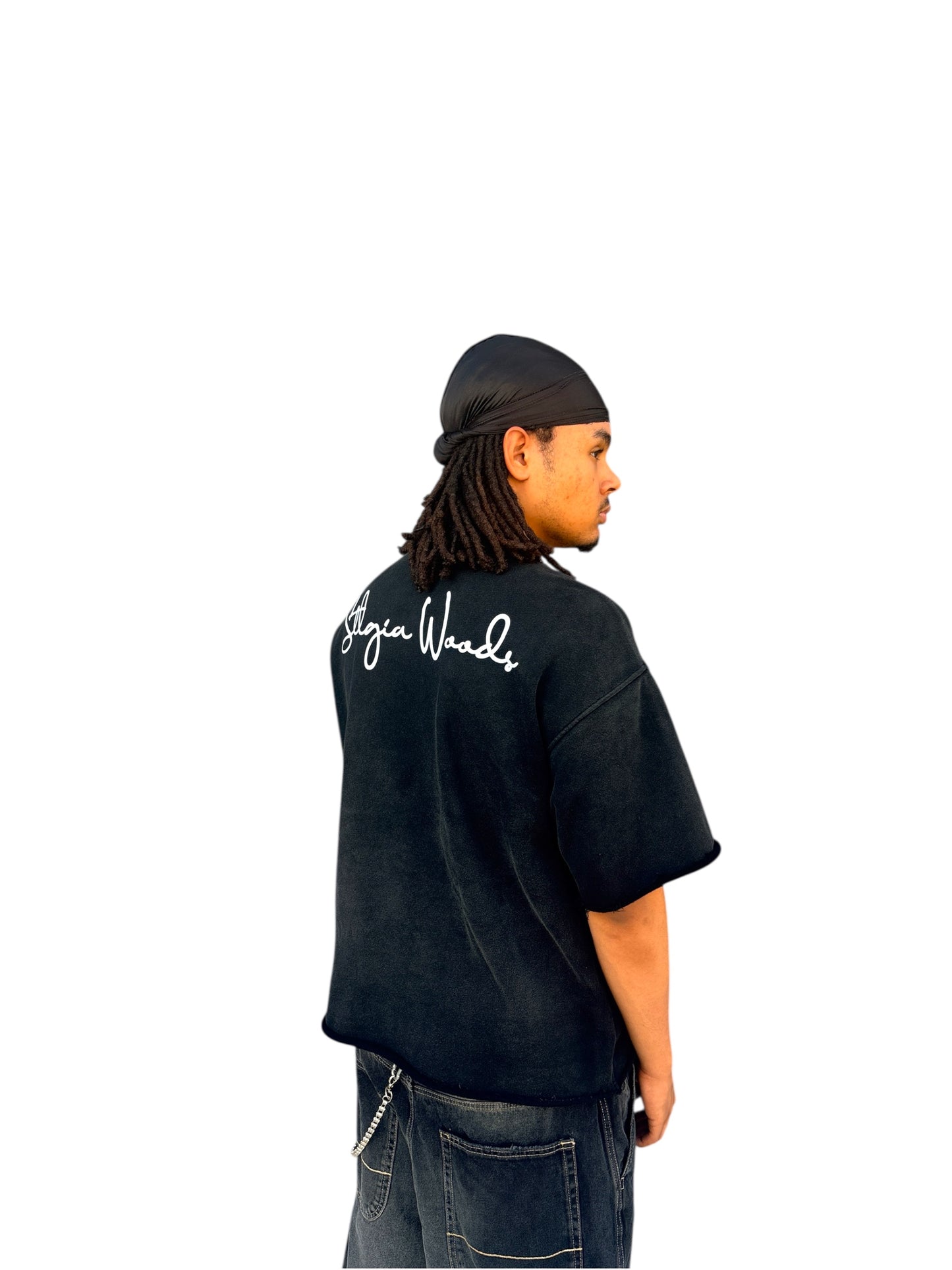 Tourist cut off sweatshirt